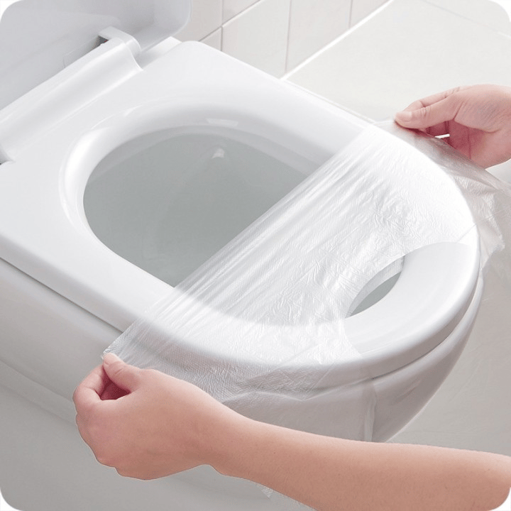 💥 Disposable plastic toilet seat cover