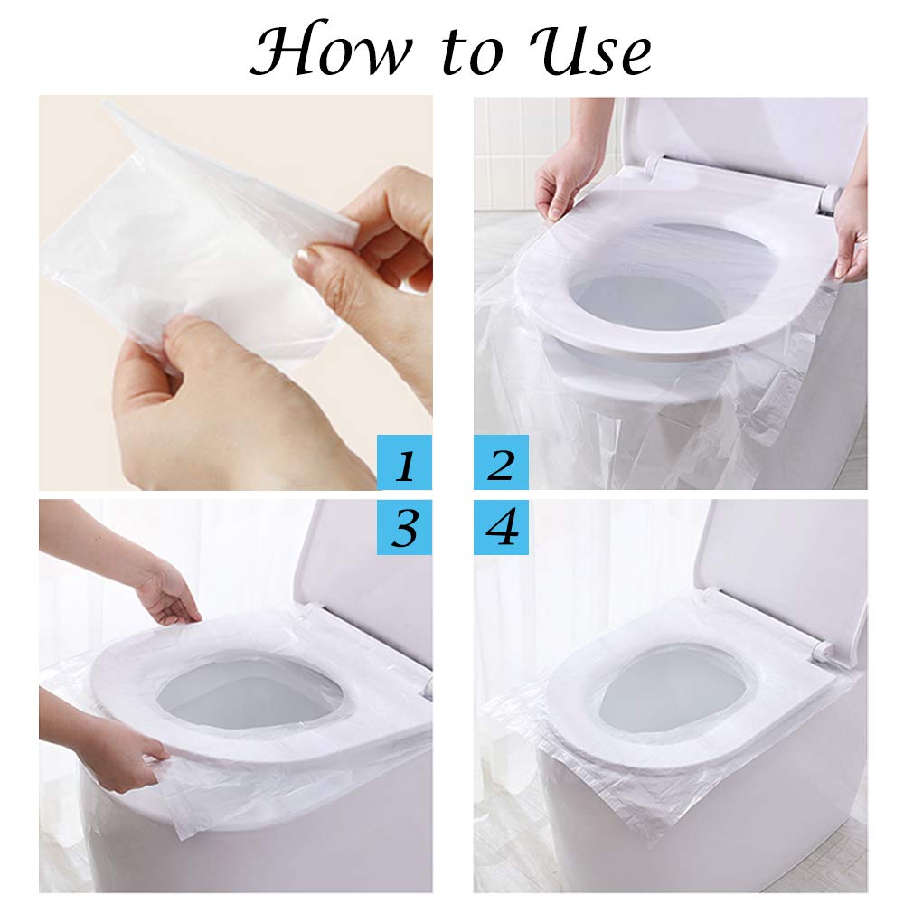 💥 Disposable plastic toilet seat cover