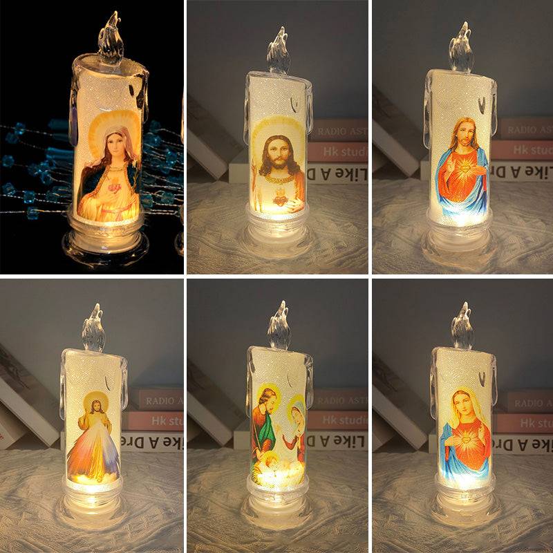 Candele LED senza fiamma per preghiera