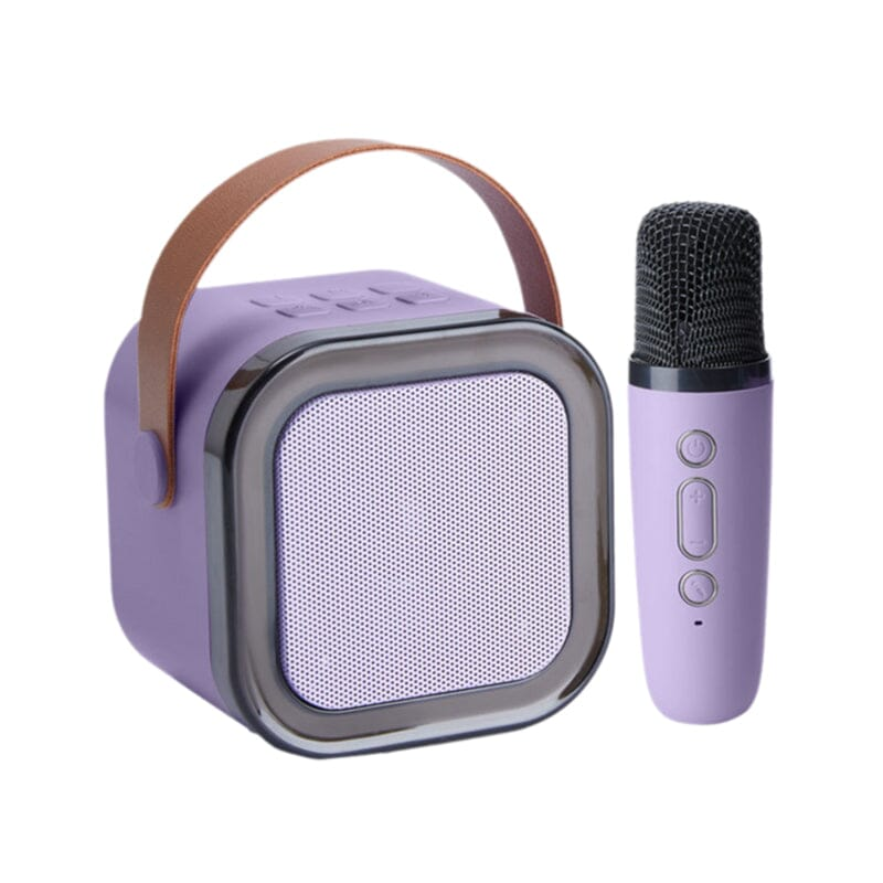 🎵Mini Macchina Karaoke con Microfoni Senza Fili