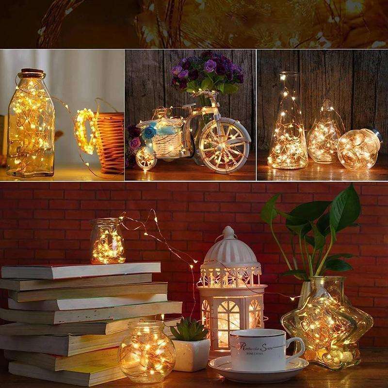 LED bottiglia di vino luci sughero luce notturna fai da te Decor Lift - 5/10PCS - Luckintoys