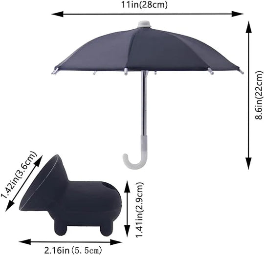 Ombrello del telefono Supporto a ventosa per il sole - Luckintoys