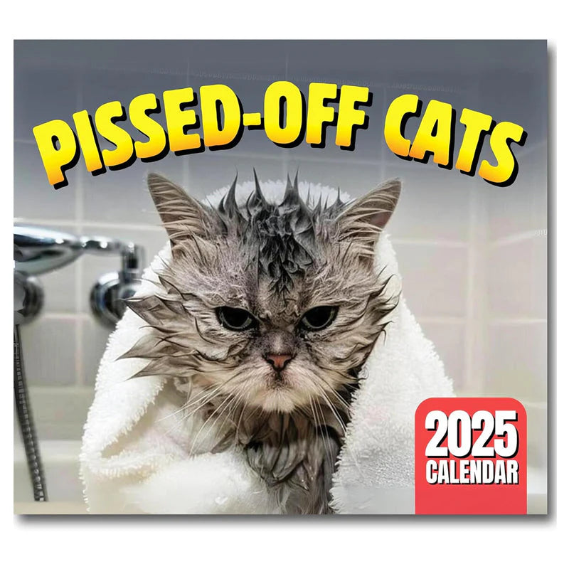 Calendario 2025 Gatti incazzati