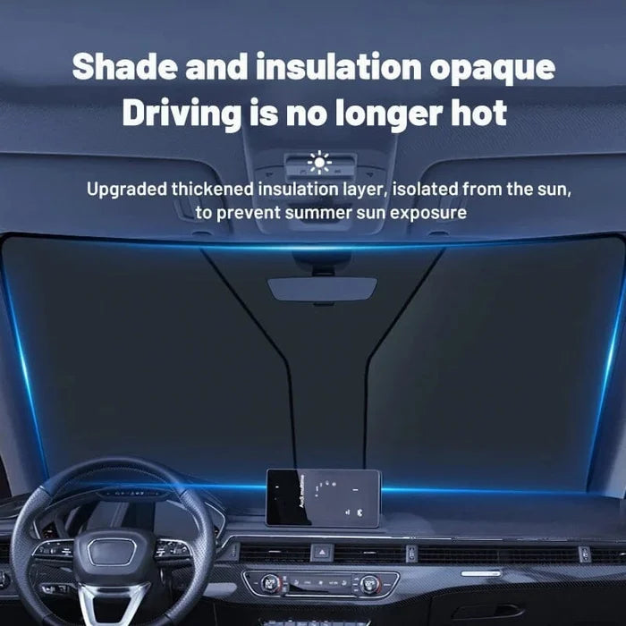 Laser sunshade for car