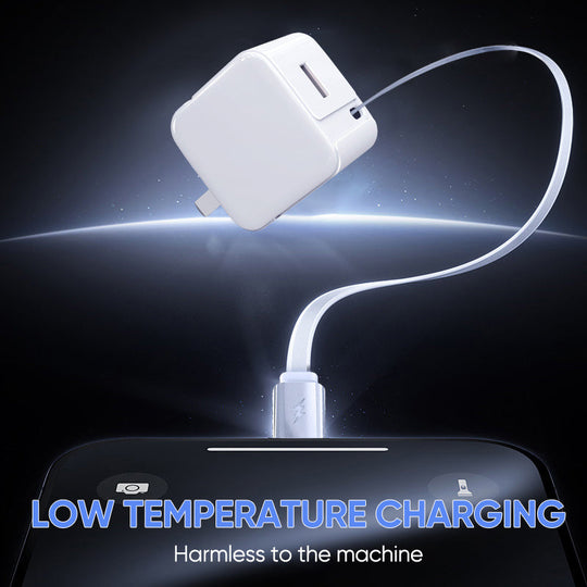 Blocco caricabatterie USB veloce PD da 20 W con cavo Type-C retrattile - Luckintoys