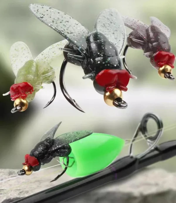 Esca bionica per la pesca a mosca (20 pezzi)