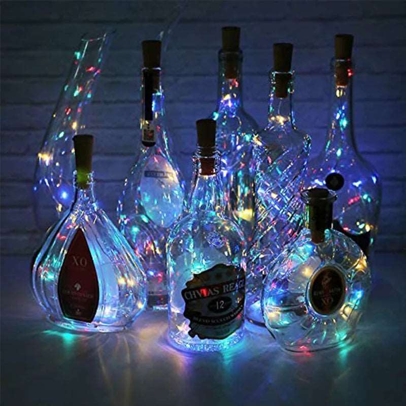 LED bottiglia di vino luci sughero luce notturna fai da te Decor Lift - 5/10PCS - Luckintoys
