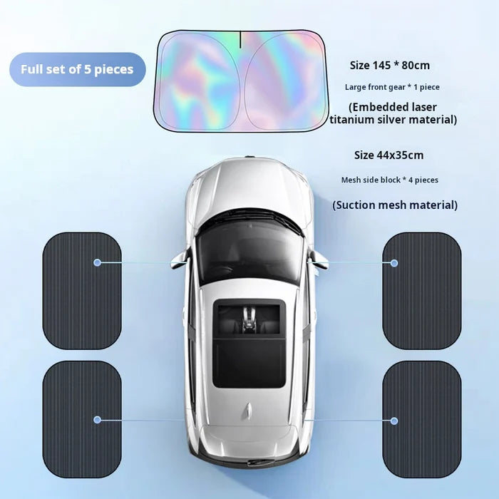 Laser sunshade for car