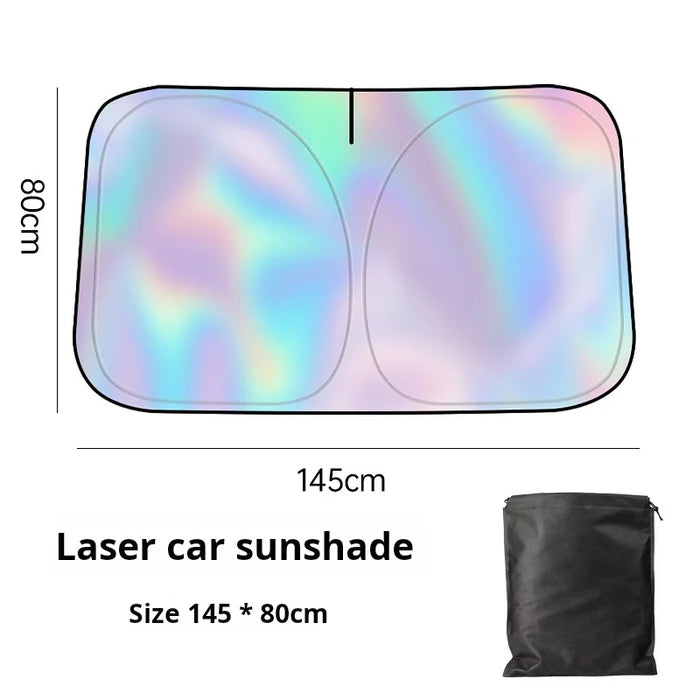 Laser sunshade for car