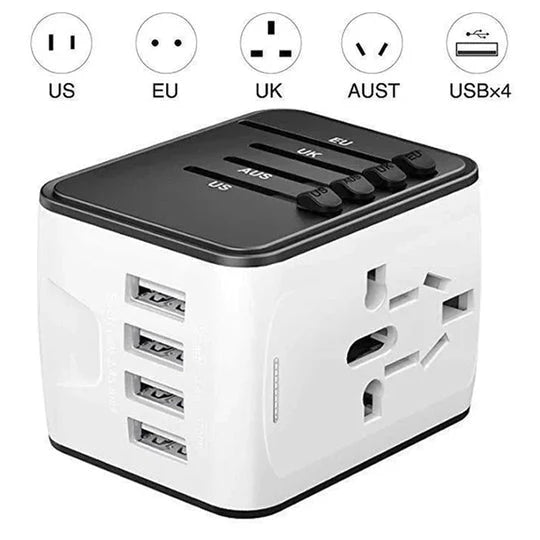 Universal travel power adapter all-in-one
