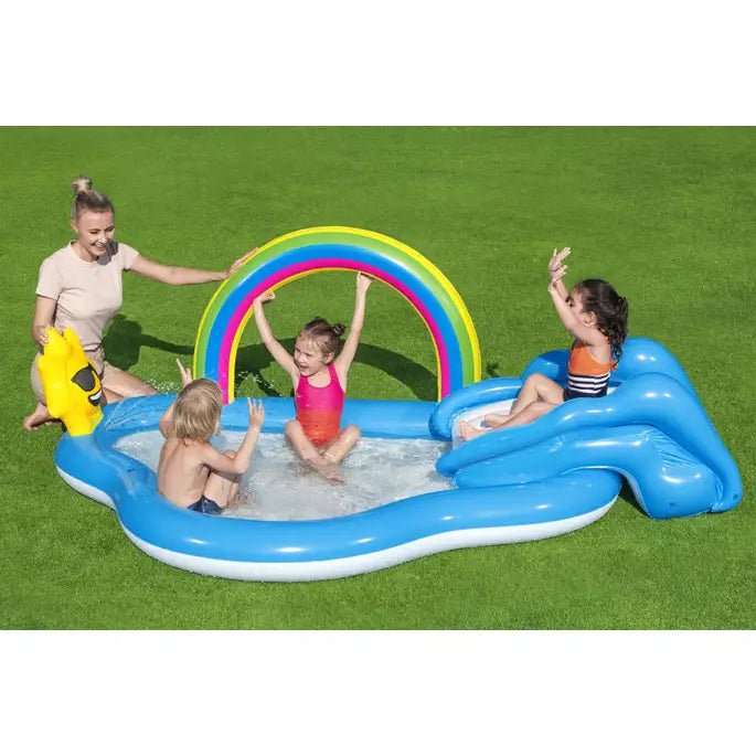 Piscina gonfiabile Rainbow Sun - Luckintoys