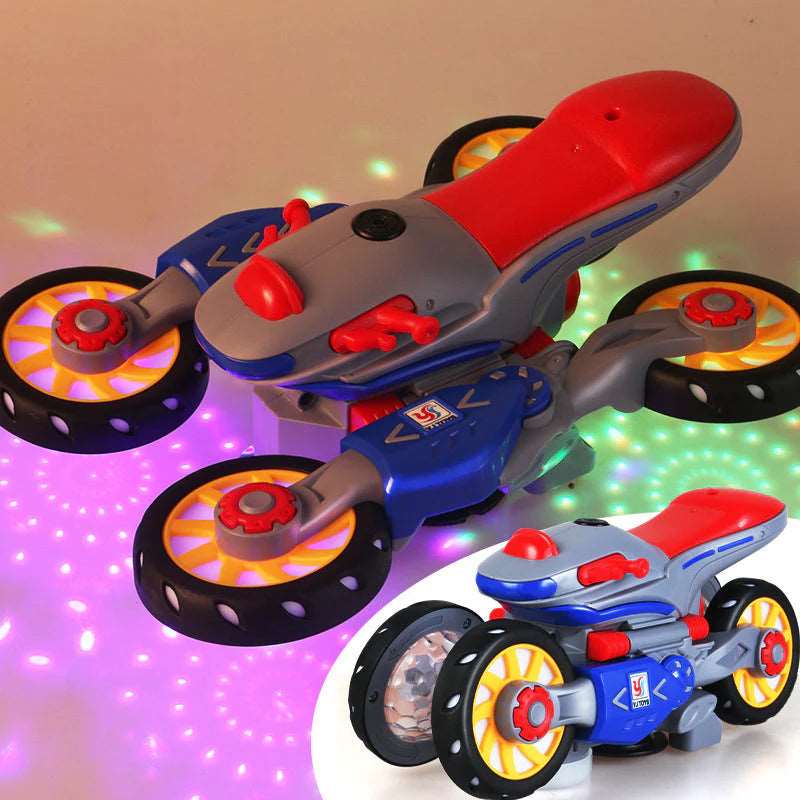 Luce elettrica e musica deformazione moto