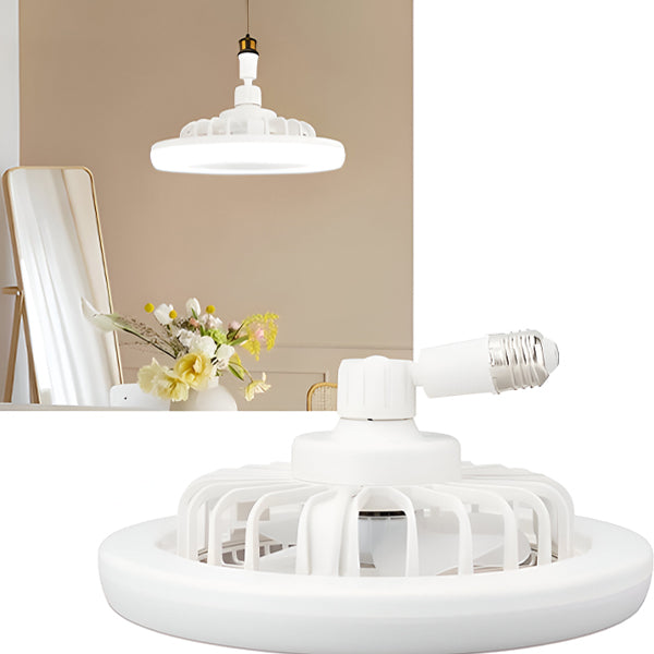 Plafoniera con Ventilatore e Luce LED - Luckintoys