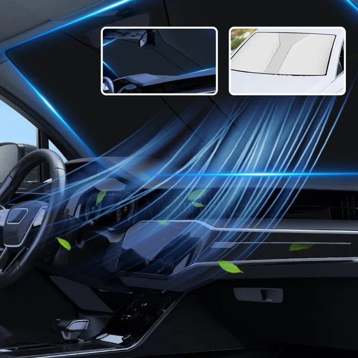 Laser sunshade for car