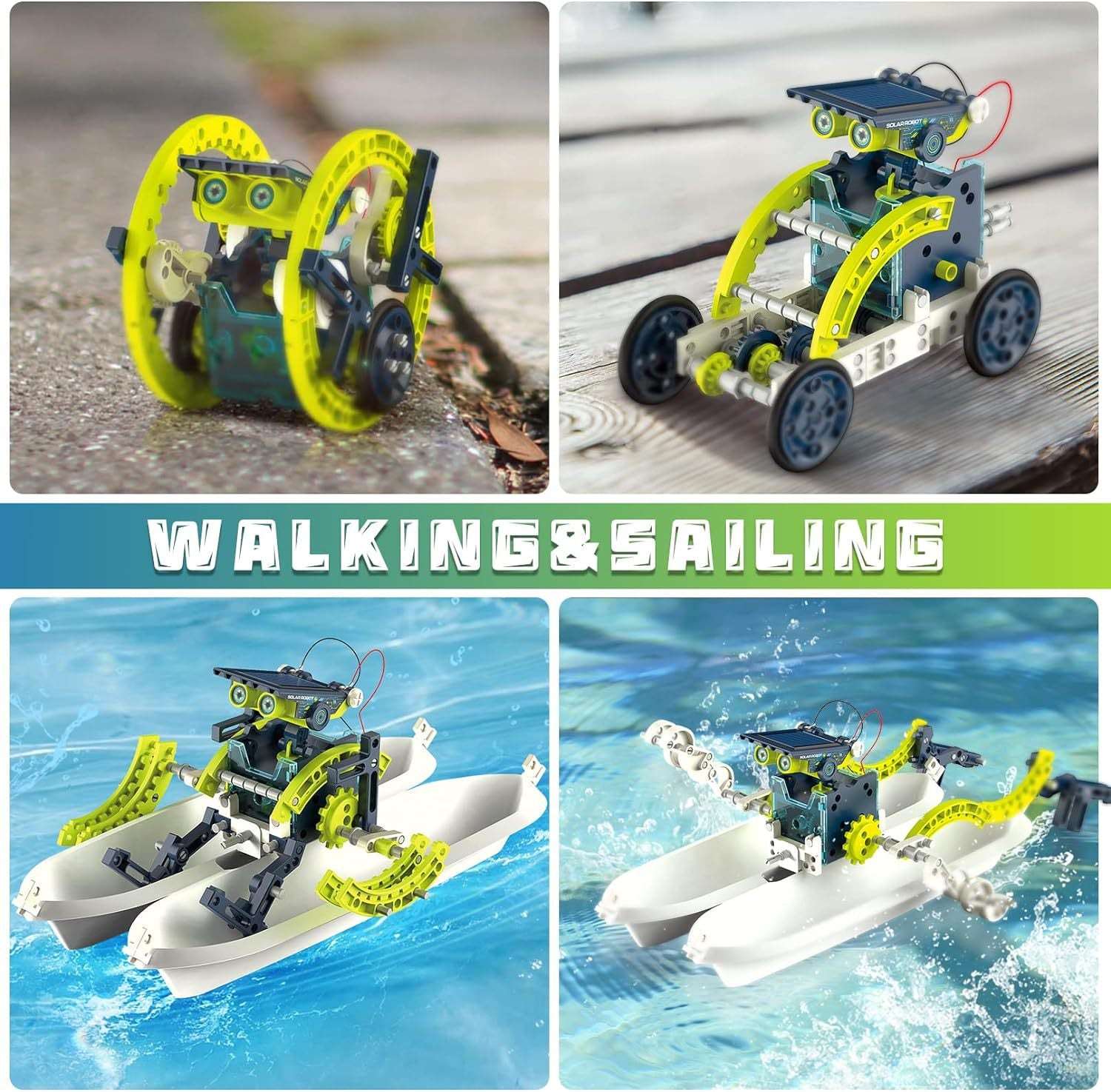 Robot solare polimorfo: Giocattoli divertenti con puzzle - Luckintoys
