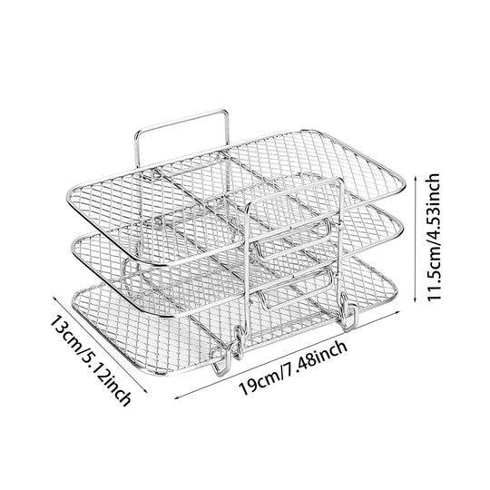 Cestello per disidratatore multistrato in acciaio inox - Luckintoys