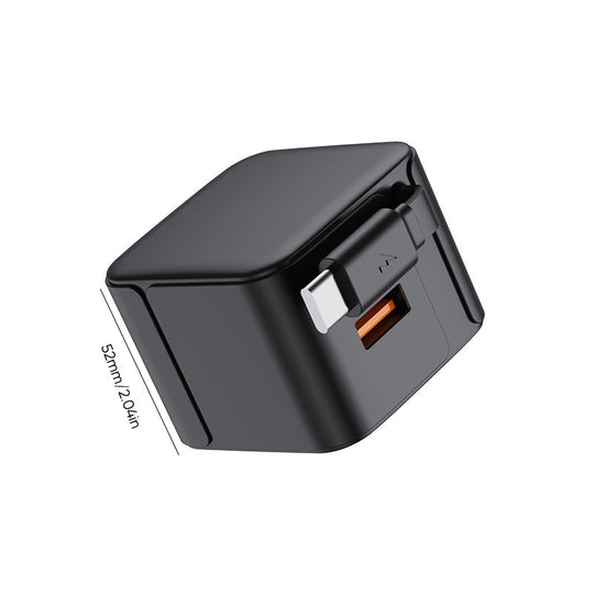 Blocco caricabatterie USB veloce PD da 20 W con cavo Type-C retrattile - Luckintoys
