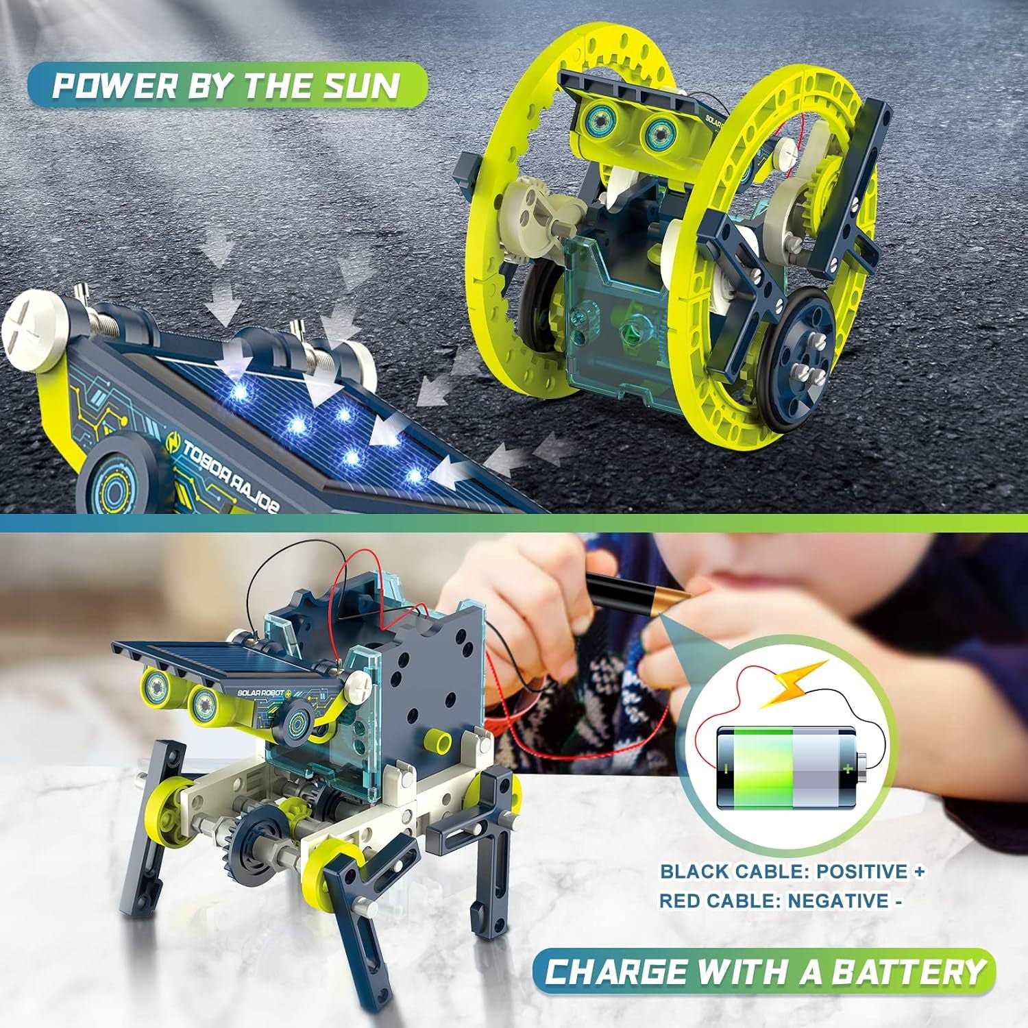 Robot solare polimorfo: Giocattoli divertenti con puzzle - Luckintoys