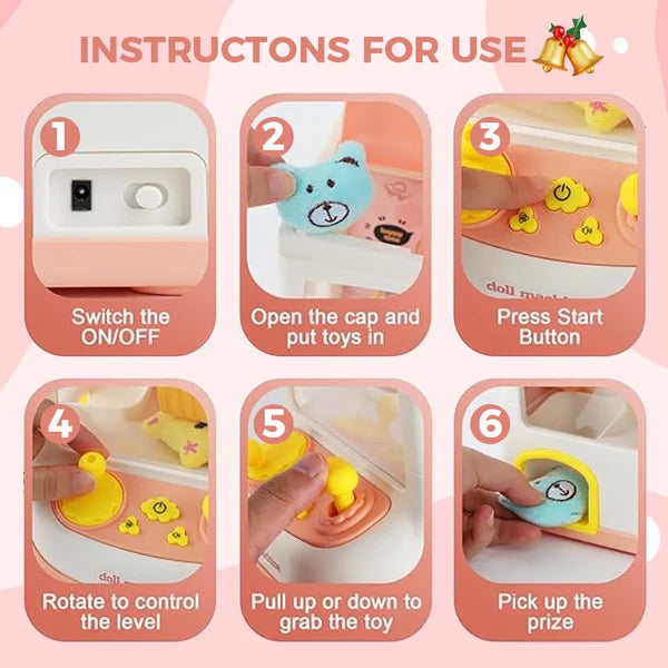 Mini macchina ad artiglio: Il regalo perfetto per i bambini! - Luckintoys