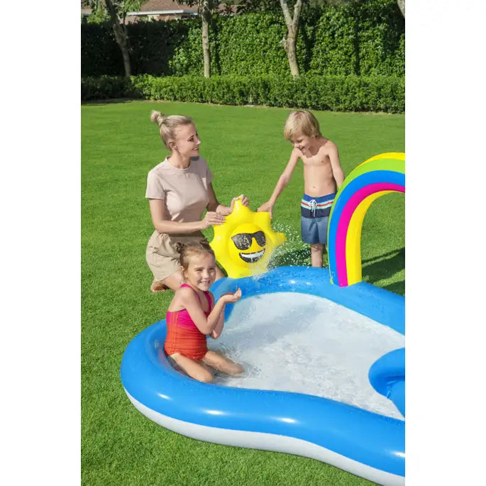 Piscina gonfiabile Rainbow Sun - Luckintoys