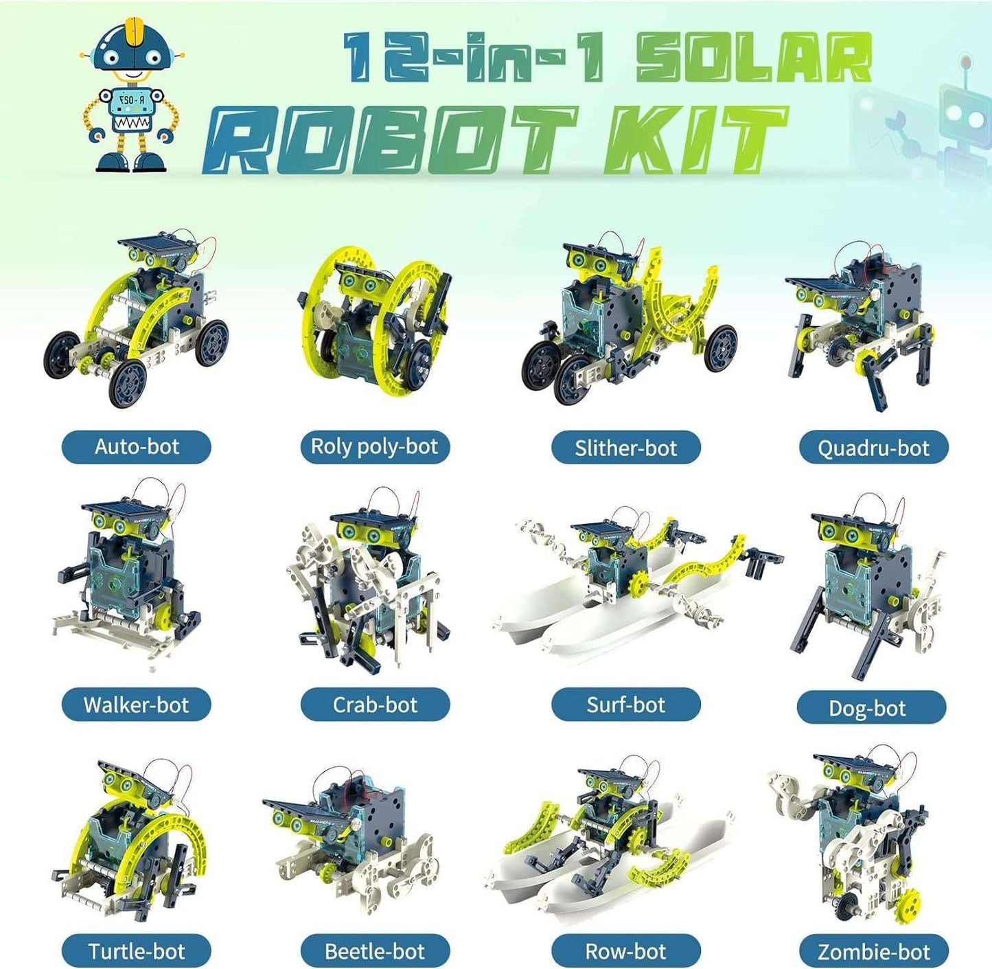 Robot solare polimorfo: Giocattoli divertenti con puzzle - Luckintoys