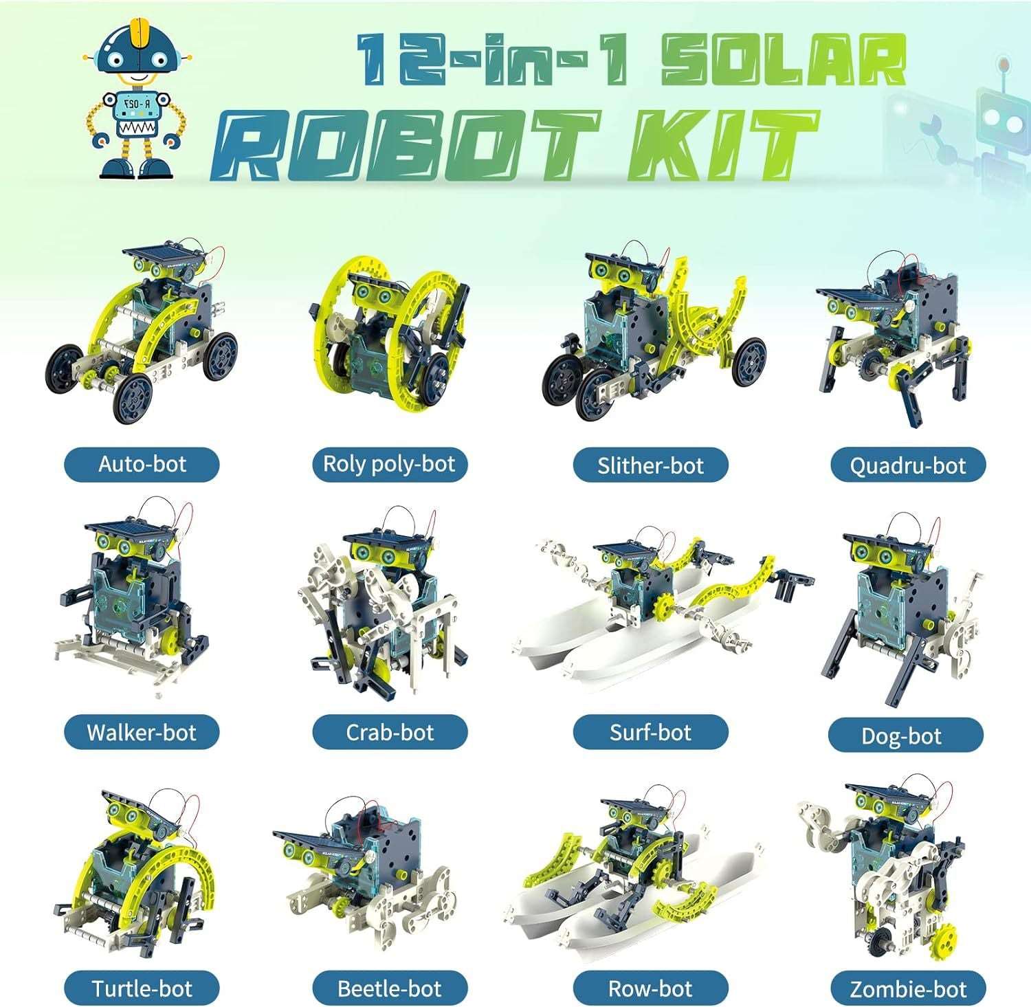 Robot solare polimorfo: Giocattoli divertenti con puzzle - Luckintoys