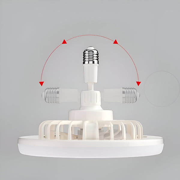Plafoniera con Ventilatore e Luce LED - Luckintoys