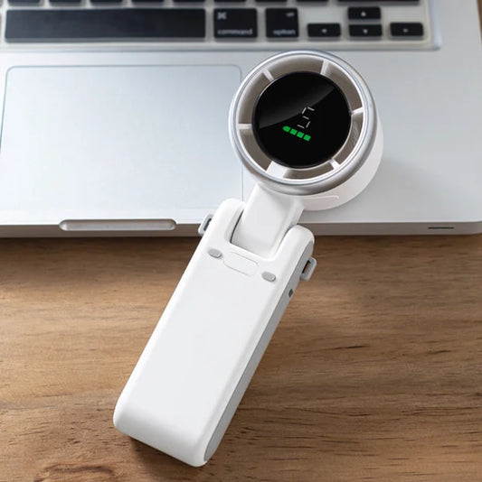 🧼 Un must per alleviare il caldo estivo - Ventilatore elettrico portatile pieghevole - Luckintoys