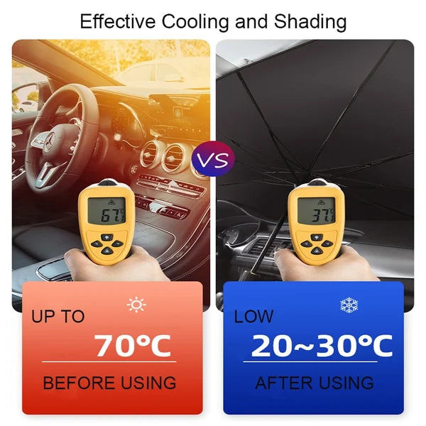 Ombrello parasole per auto - Luckintoys