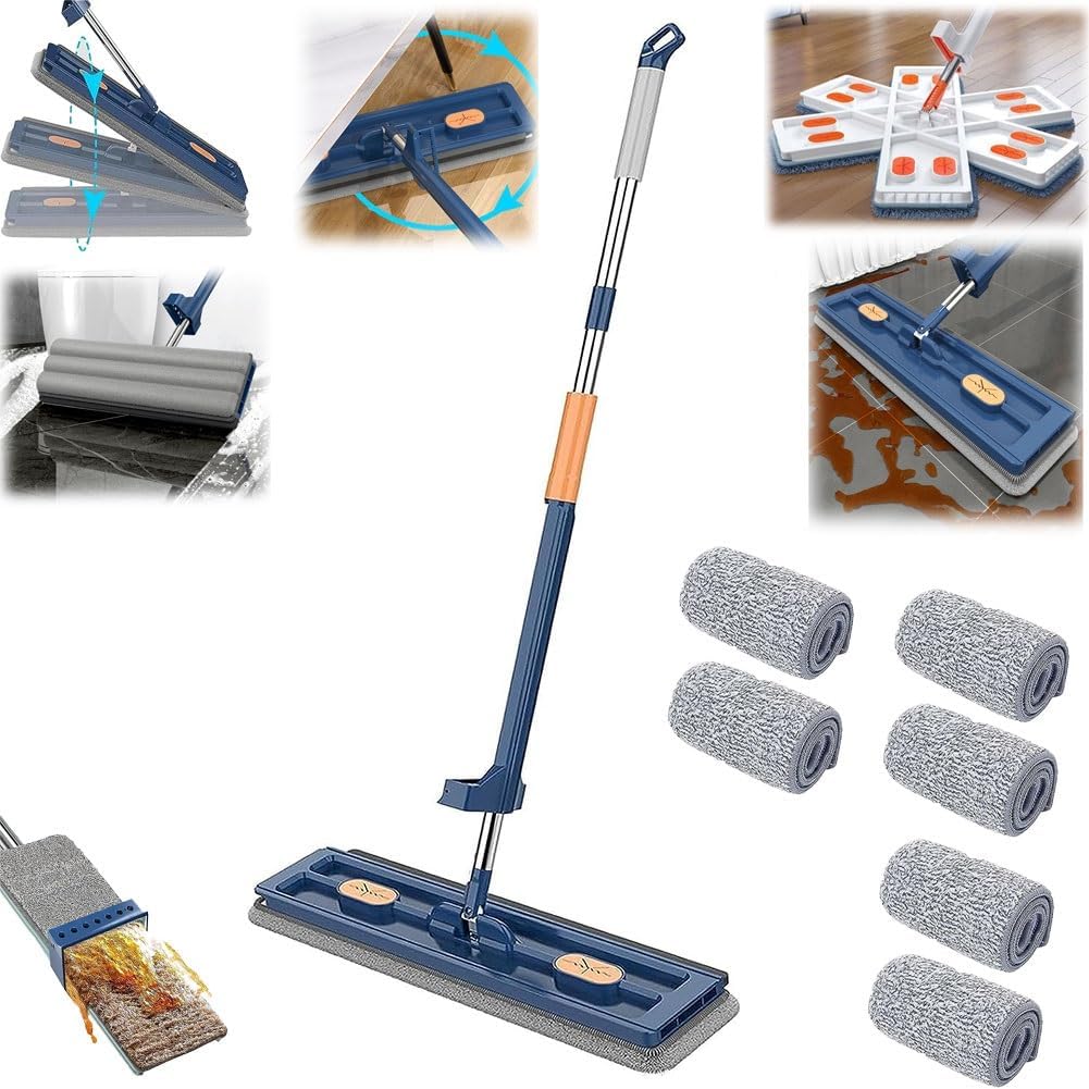 Mop Piatto da 42CM Senza Lavaggio a Mano