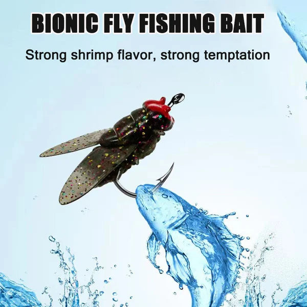 Esca bionica per la pesca a mosca (20 pezzi)