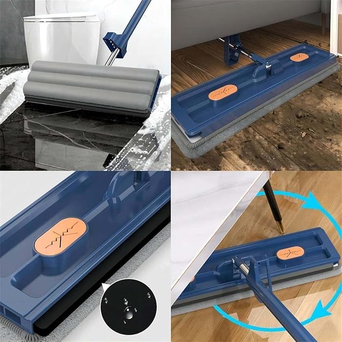 Mop Piatto da 42CM Senza Lavaggio a Mano