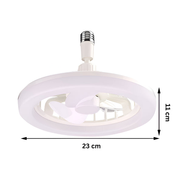 Plafoniera con Ventilatore e Luce LED - Luckintoys