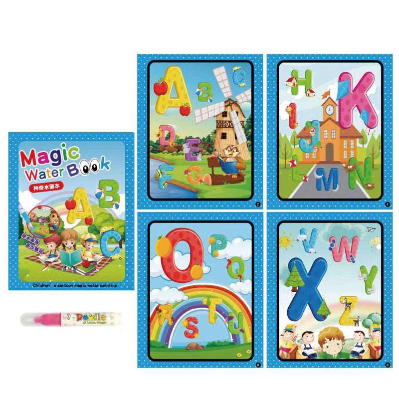 Libro da colorare con acqua magica - Luckintoys