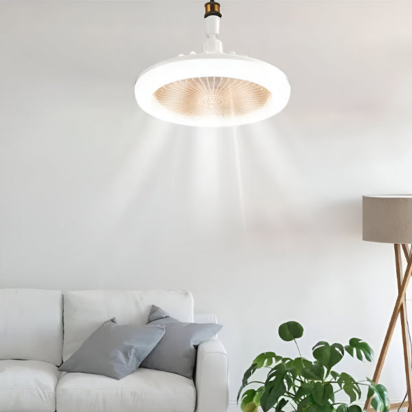 Plafoniera con Ventilatore e Luce LED - Luckintoys
