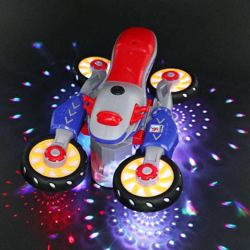 Luce elettrica e musica deformazione moto