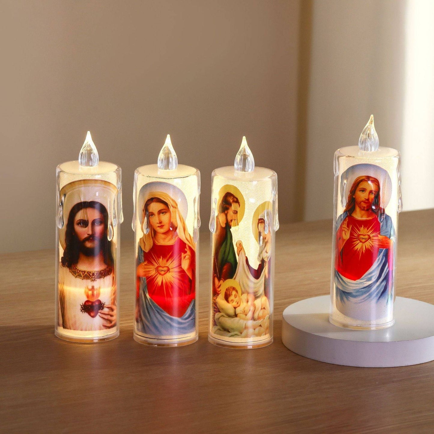 Candele LED senza fiamma per preghiera