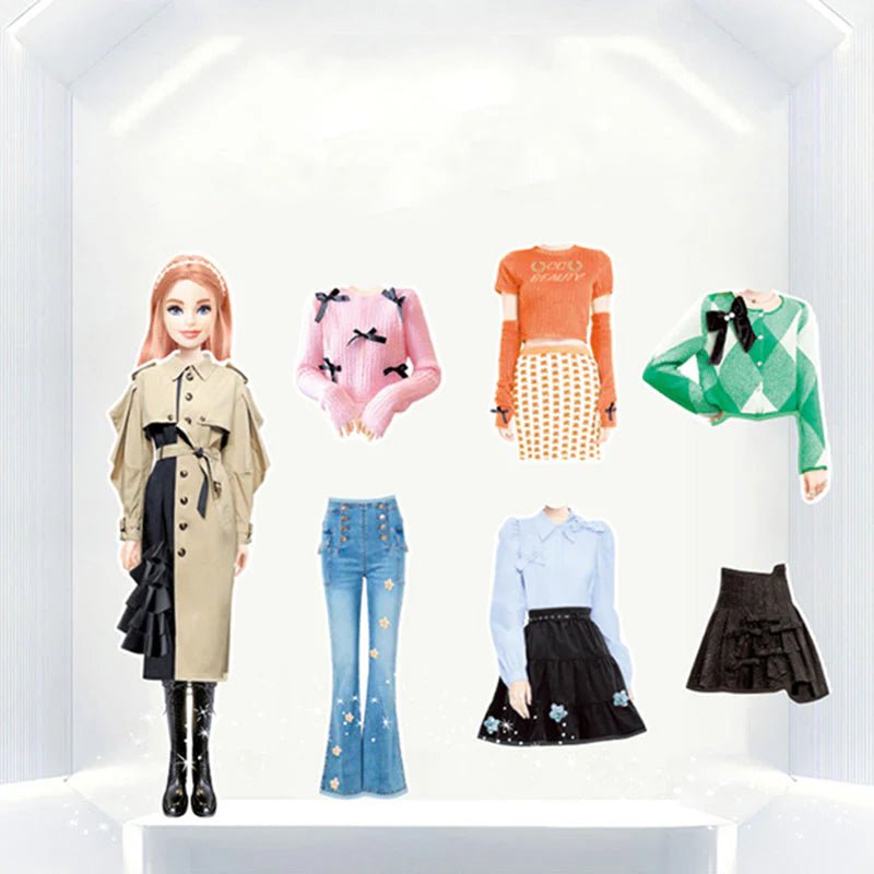 Bambino da vestire magnetico - Luckintoys