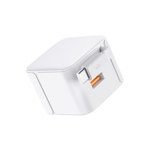 Blocco caricabatterie USB veloce PD da 20 W con cavo Type-C retrattile - Luckintoys