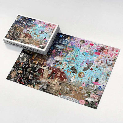 Uovo di Pasqua a tema & puzzle con testi delle canzoni 500 pezzi - Luckintoys