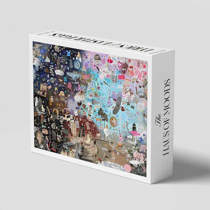 Uovo di Pasqua a tema & puzzle con testi delle canzoni 500 pezzi - Luckintoys