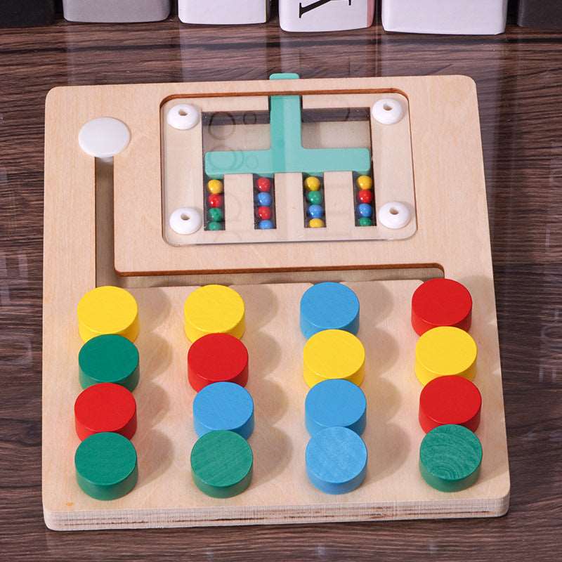 Gioco del labirinto a quattro colori per bambini - Luckintoys