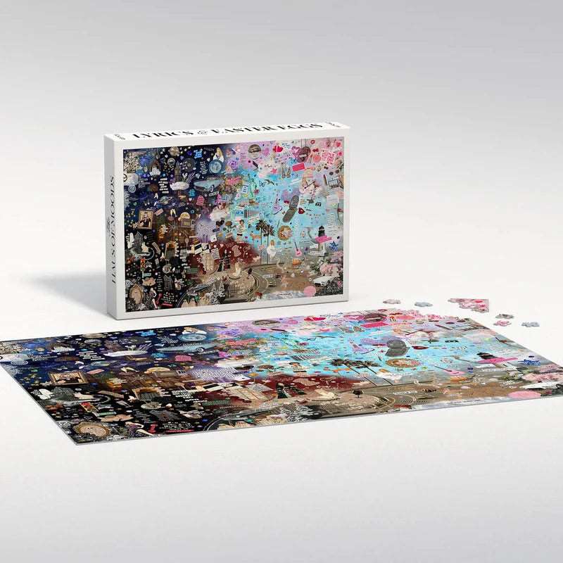 Uovo di Pasqua a tema & puzzle con testi delle canzoni 500 pezzi - Luckintoys