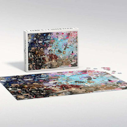 Uovo di Pasqua a tema & puzzle con testi delle canzoni 500 pezzi - Luckintoys