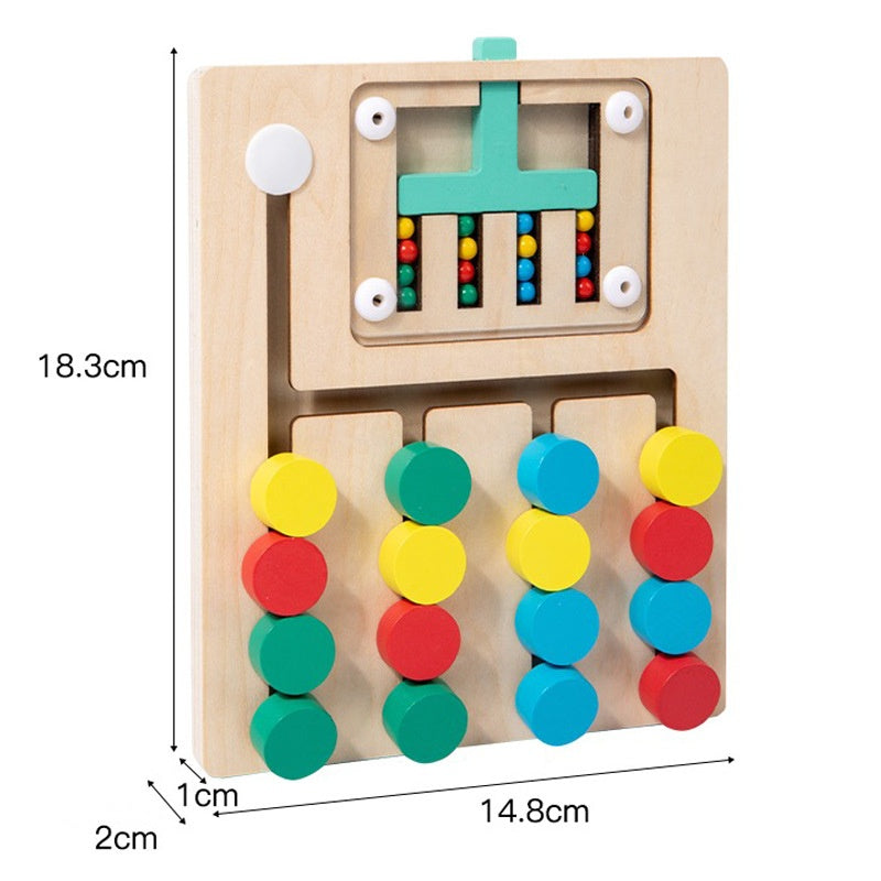 Gioco del labirinto a quattro colori per bambini - Luckintoys