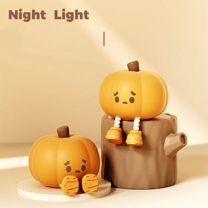 Luz nocturna LED Calabaza recargable por USB con temporizador