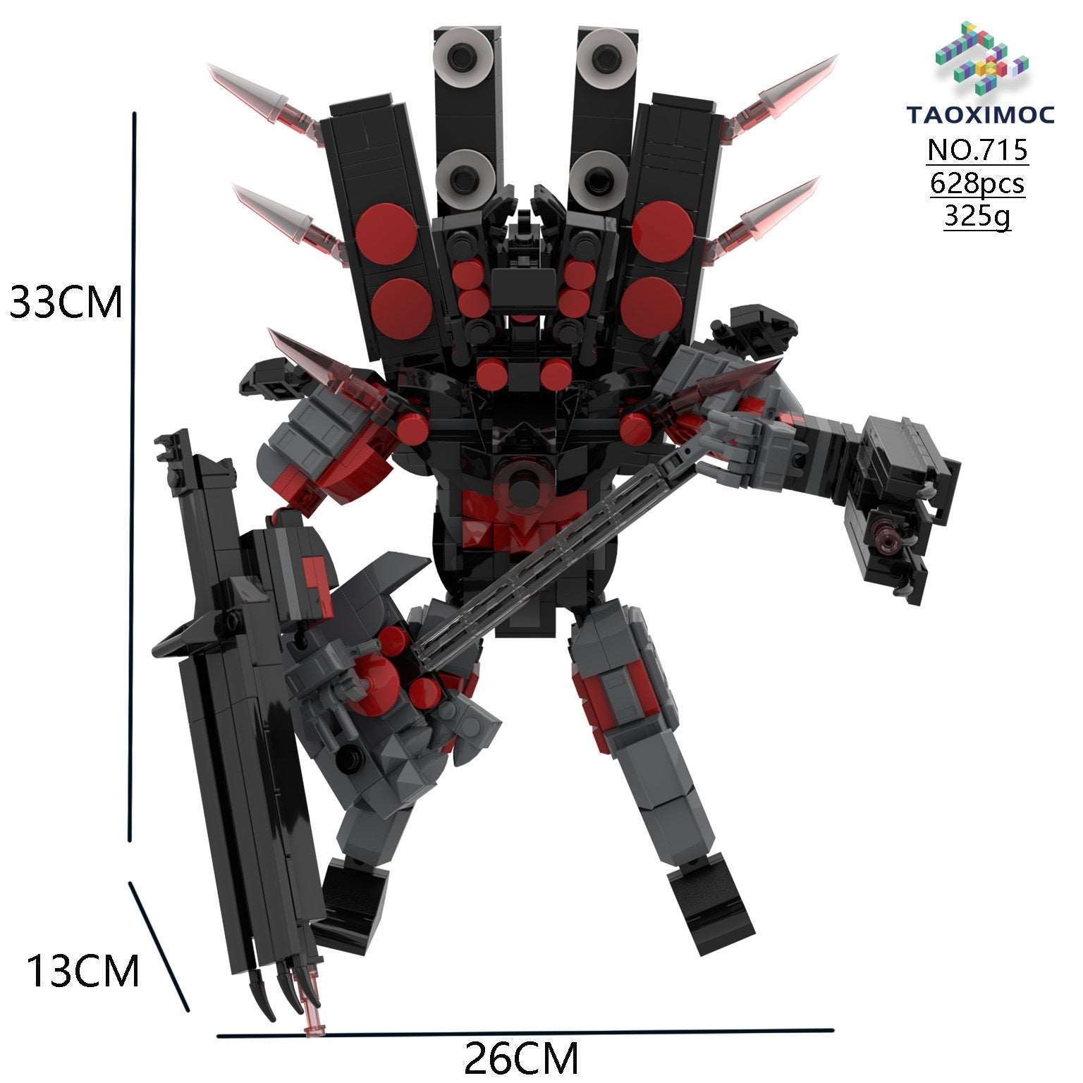 Giocattoli a blocchi per giochi caldi - 715 - Luckintoys