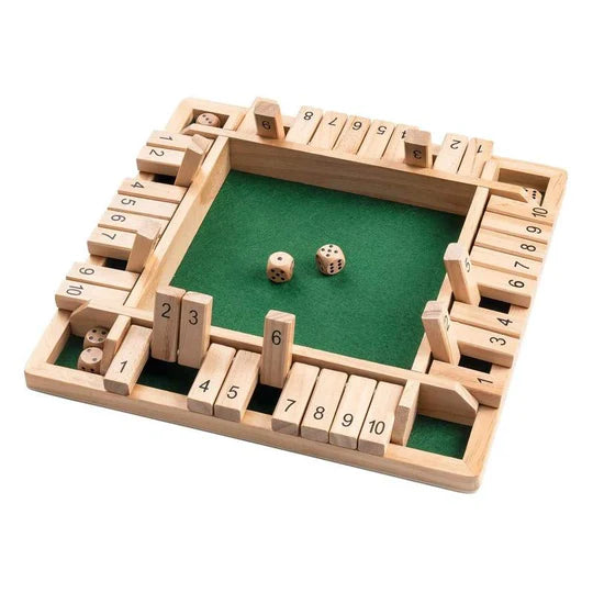 Shut The Box Game - Gioco da tavolo di matematica divertente ed educativo per le famiglie - Luckintoys