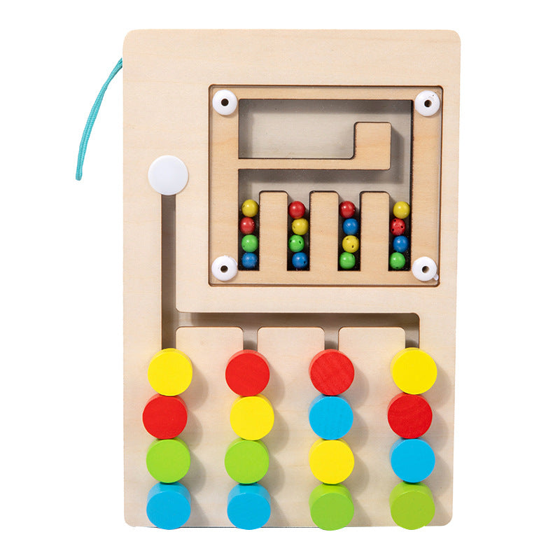 Gioco del labirinto a quattro colori per bambini - Luckintoys