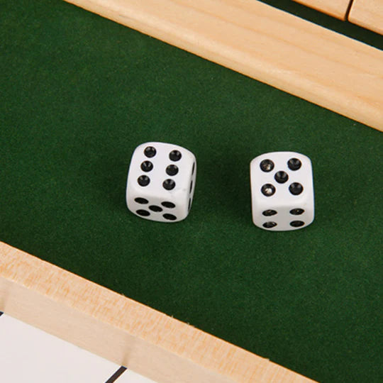 Shut The Box Game - Gioco da tavolo di matematica divertente ed educativo per le famiglie - Luckintoys